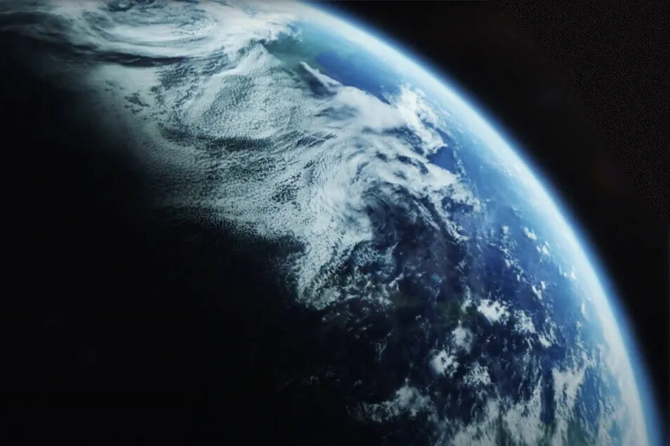 View of Earth from space