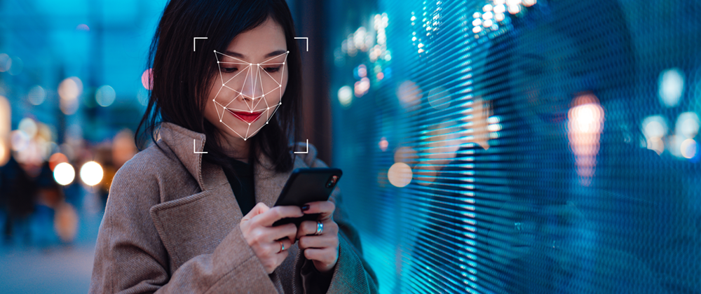 Woman using a phone