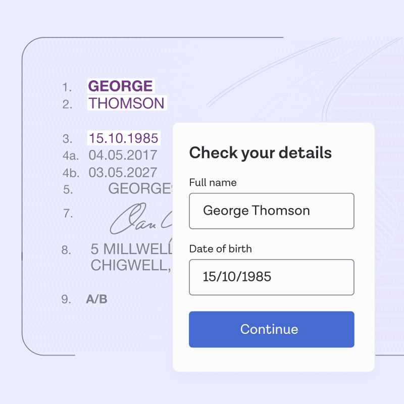 Age verification autofill