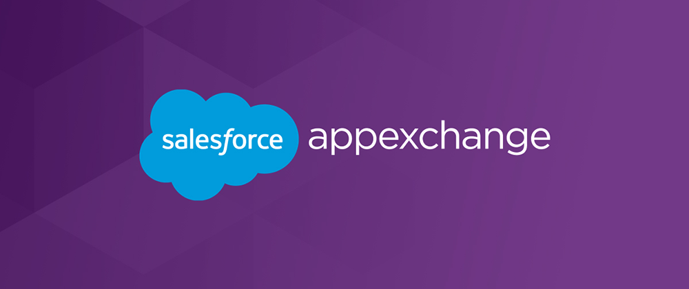 salesforce appexchange logo on purple background