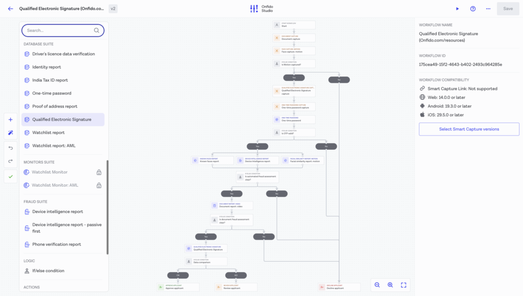 qes workflow screenshot