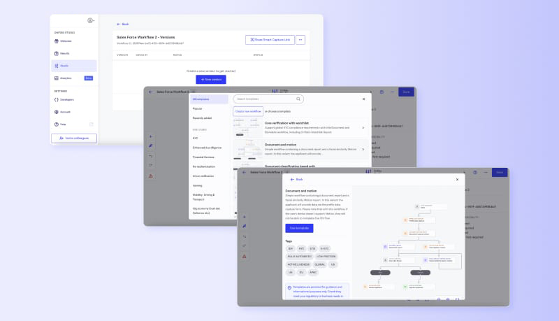 Workflow Studio IDV workflows