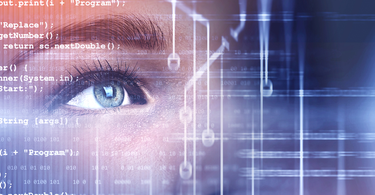 digital data and human eye