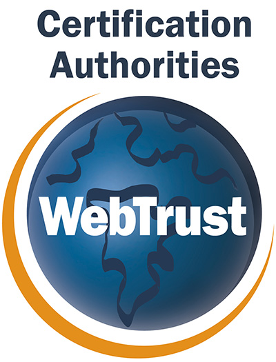 WebTrust Certification Authorities seal