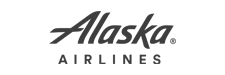 Alaska Airlines logo gray