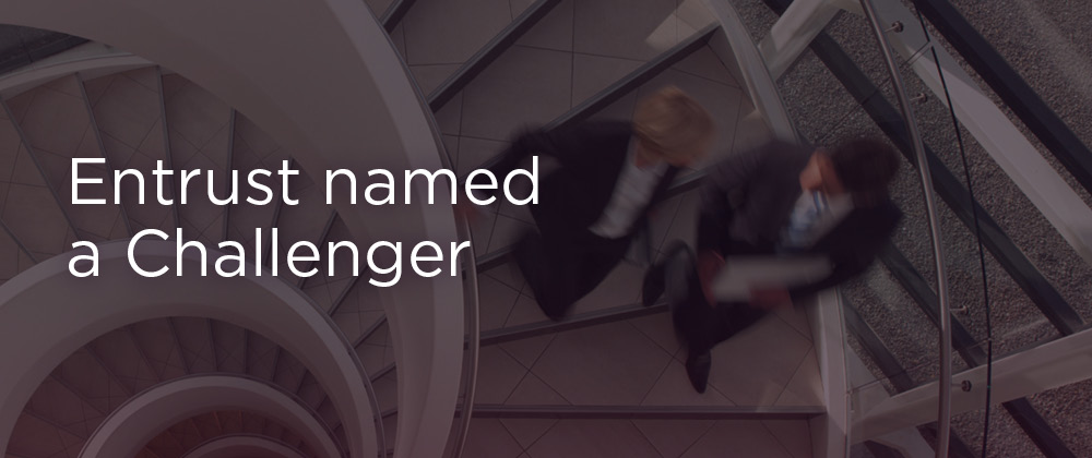 Entrust named a challenger